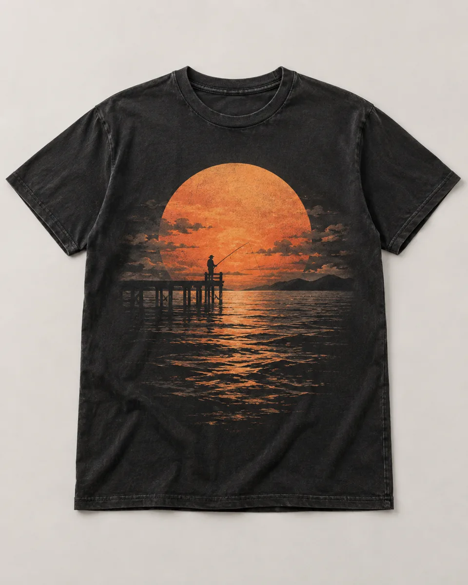 Proposta da camiseta Antes do sol, preto