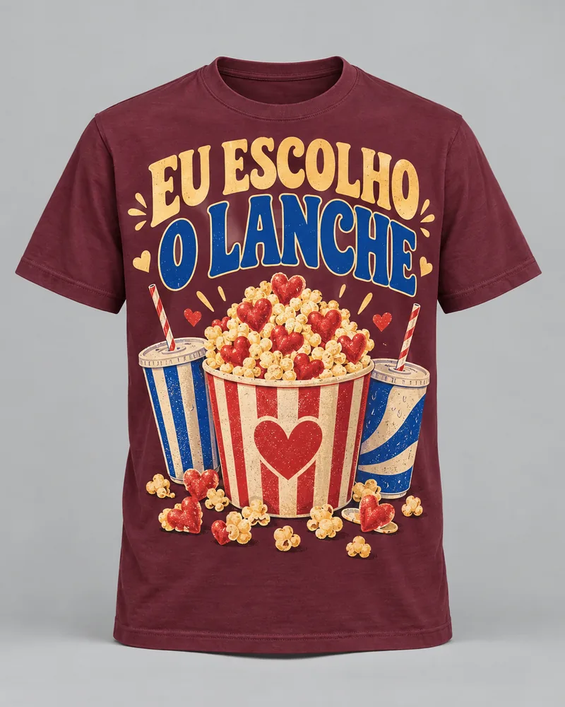 Eu escolho o lanche